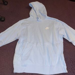light blue nike sweatshirt